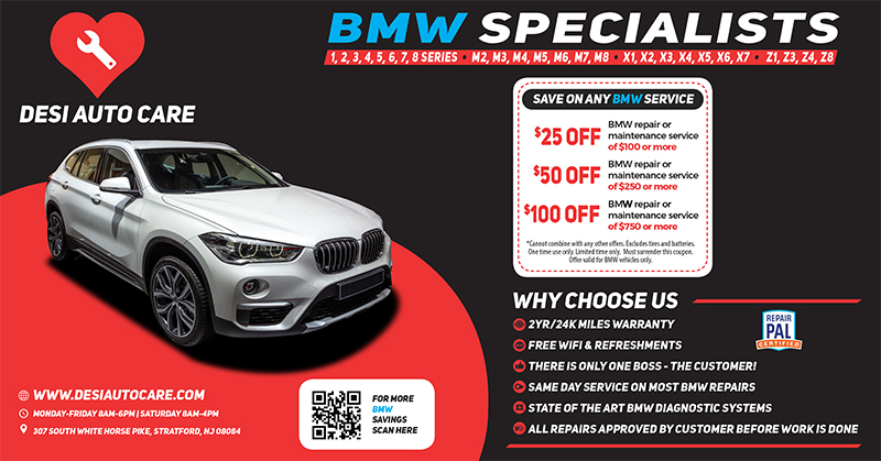 BMW Services Special | Desi Auto Care